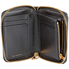 Tory Burch Fleming Medium Leather Wallet- Black 50264-001