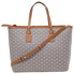 Tory Burch Gemini Link Canvas Small Tote- Light Umber Gemini Link 53304-905