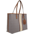 Tory Burch Gemini Link Canvas Tote- Umber Gemini Link 53303-905