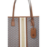 Tory Burch Gemini Link Canvas Tote- Umber Gemini Link 53303-905