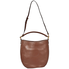Tory Burch Miller Metal-logo Slouchy Hobo Bag- Milk Chocolate 61179-220