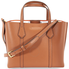 Tory Burch Perry Small Triple-Compartment Tote- Light Umber 56249-905