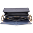 Tory Burch Robinson Convertible Shoulder Bag- Black / Royal Navy 46333-018