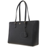 Tory Burch Robinson Textured Leather Tote- Black 53063-001