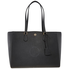 Tory Burch Robinson Textured Leather Tote- Black 53063-001