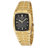 Citizen Men's Eco Drive Black Dial Yellow Gold-tone Watch BM6552-52E