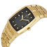 Citizen Men's Eco Drive Black Dial Yellow Gold-tone Watch BM6552-52E