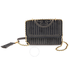 Tory Burch Fleming Velvet Small Convertible Shoulder Bag- Black 56277-001