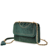 Tory Burch Fleming Velvet Small Convertible Shoulder Bag- Pine Tree 56277-304