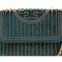 Tory Burch Fleming Velvet Small Convertible Shoulder Bag- Pine Tree 56277-304