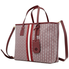 Tory Burch Gemini Link Canvas Small Tote- Royal Burgundy Gemini Link 53304-989