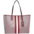 Tory Burch Gemini Link Canvas Tote- Burgundy Gemini Link 53303-989