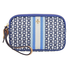 Tory Burch Gemini Link Canvas Wristlet- Bondi Blue 55312-453
