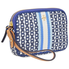Tory Burch Gemini Link Canvas Wristlet- Bondi Blue 55312-453