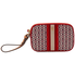 Tory Burch Gemini Link Canvas Wristlet- Liberty Red 55312-939