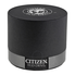 Citizen Eco-Drive Silver Dial Stainless Steel Black Leather Men's Watch BM7190-05A