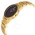 Citizen Axiom Black Dial Yellow Gold-tone Ladies Watch GA1052-55E