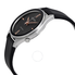 Citizen Modena Black Dial Black Leather Ladies Watch EM0591-01E