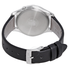 Citizen Modena Black Dial Black Leather Ladies Watch EM0591-01E