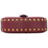 Marc Jacobs Studded Navigator Shoulder Bag- Cabernet Red M0012153-619