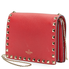 Valentino Ladies Leather Rockstud Red Rock Pouch W Card Slots P0249 VSH 0RO