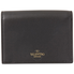 Valentino Ladies Roseau Black Flap French Wallet P0P39 RCH 0NI