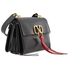 Valentino Medium VRING Shoulder Bag- Black RW0B0E02SEB 0NO