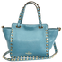 Valentino Rockstud Mini Tote- Blue RW0B0861VSF PI4