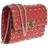 Valentino Rockstud Spike Crossbody Bag- Red RW2B0137NAP 0RO