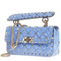 Valentino Small Patent Rockstud Spike Bag- Angel Blue RW2B0123VNE-GY7