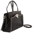Valentino Small Rockstud Top Handle Bag- Black QW0B0C65VSL-0NO