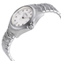 Ebel Wave Silver Galvanic Diamond Dial Ladies Watch 1216302