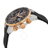 Edox Grand Ocean Chronograph Automatic Black Dial Men's Watch 01123 357RCA NBUR