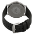Emporio Armani Kappa Black Dial Black Leather Men's Watch AR11013