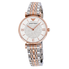 Emporio Armani Armani White Crystal Pave Dial Two-tone Ladies Watch AR1926