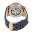 Fossil Grant Navy Blue Skeleton Dial Automatic Men's Watch ME3102