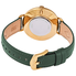 Fossil Kayla Quartz Green Dial Dark Green Leather Ladies Watch ES4662