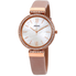 Fossil Madeline Quartz Crystal Nude Mother of Pearl Dial Ladies Watch ES4537