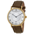 Frederique Constant Silver Guilloche Dial Brown Leather Men's Watch FC-306MC4S35