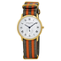 Frederique Constant Slimline Unisex Two Tone Watch FC-235M4S5-GR-ORANGE FC-235M4S5-GY-OR