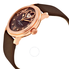 Frederique Constant Brown Dial Diamond Automatic Ladies Watch 310CSQ2P4 FC-310CSQ2P4