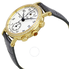 Frederique Constant Classics Chronograph White Dial Diamond Black Leather Ladies Watch FC-291A2RD5