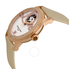Frederique Constant Heart Beat Vanilla Dial White Satin Ladies Watch FC-310LHB2PD4