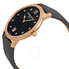Frederique Constant Slim Line Joaillerie Dark Grey Dial Ladies Watch FC-220G4SD34