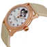 Frederique Constant World Heart Federation Automatic White Dial White Strap Ladies Watch FC-310WHF2P4