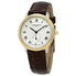 Frederique Constant White Dial Brown Leather Ladies Watch FC-235M1SZ7