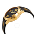 Gucci G-Timeless Black Dial Black Leather Ladies Watch YA1264055