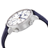 Glashutte Senator Cosmopolite Varnish Matt White Dial Automatic Men's Leather Watch 1-89-02-03-02-01