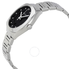 Gucci GG2570 Black Dial Stainless Steel Diamond Ladies Watch YA142503