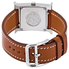 Hermes H Hour White Dial Ladies Leather Watch 036706WW00